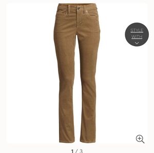 10 LandsEnd corduroy bootcut NWT